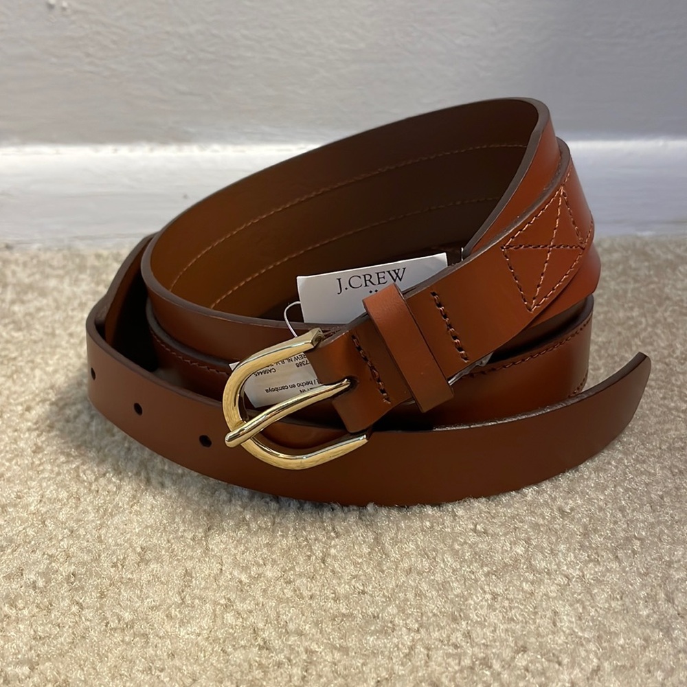 J.Crew genuine leather belt